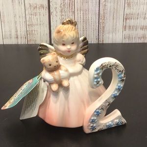 Vintage Josef Originals birthday girl angel 2 years old NEW in box